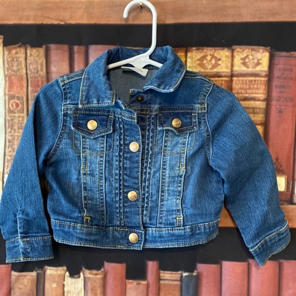 Denim‎ Jacket Crazy 8 snap up unisex 18-24mo